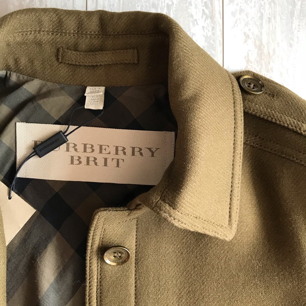 NWT Burberry Brit Khaki coat - Picture 8 of 8